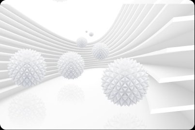Technological — geometric 3D forms representing futuristic design